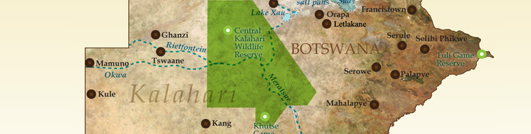 Central Kalahari and Khutsi Game Reserve